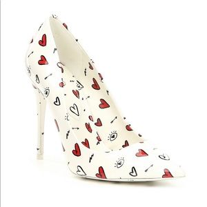 Aldo heart print pumps!